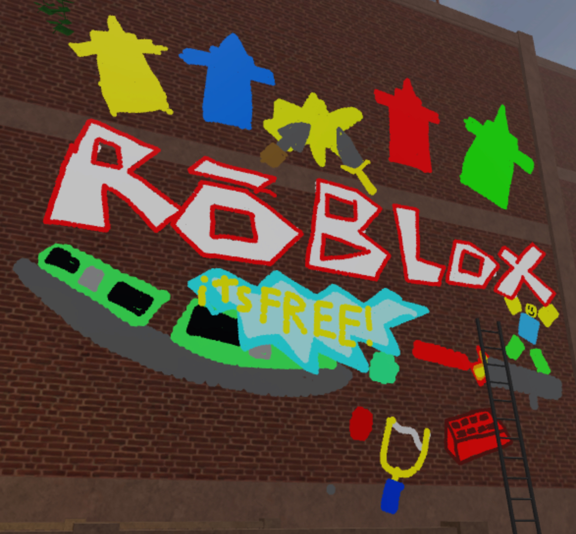 Roblox 2006-2017 Logo With Random Stuff On It by kidtomme on