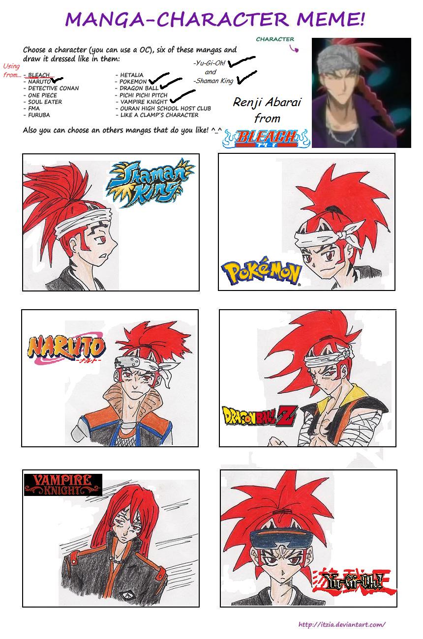 Renji's Manga Character Meme