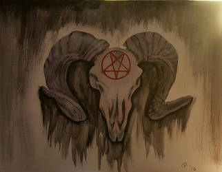 goat with pentagram 