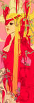 Pink Amaranthus Bookmark Revised by Newsha-Ghasemi