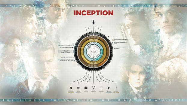 Inception main characters Wallpaper.