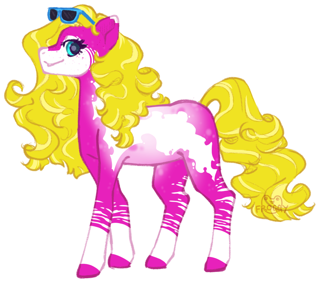 Pony top barbie girl