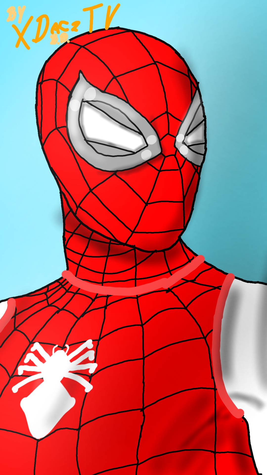 For all you wannabe Spidersona makers who are about as good at drawing as I  am, I made this little template from a Homecoming poster. Feel free to use  it! : r/Spiderman