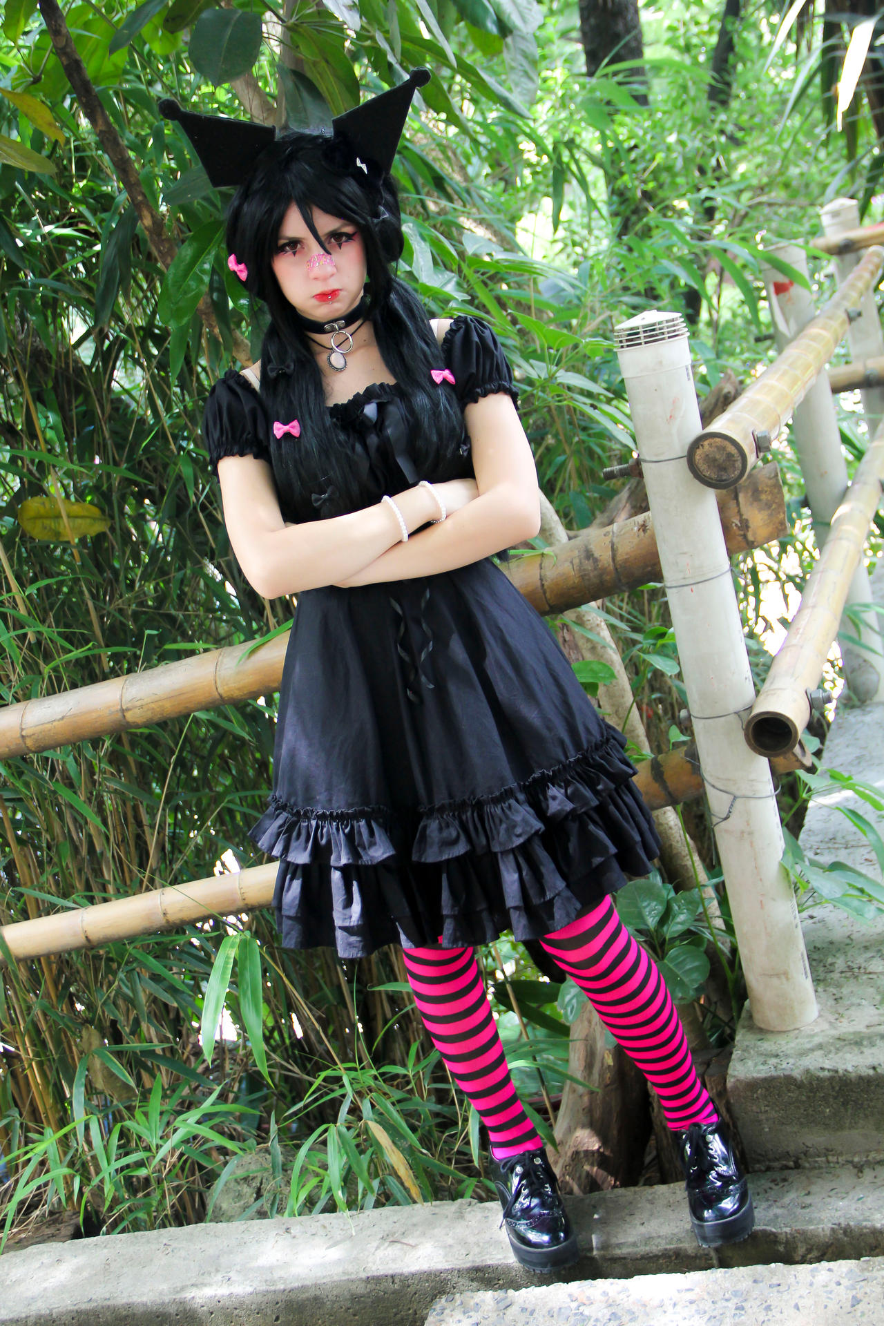 Kuromi Cosplay Lolita Sanrio My Melody By RibeiroCosplay On DeviantArt kuromi-cosplay-lolita-sanrio-my-melody-by-ribeirocosplay-on-deviantart