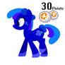 BlueBerry Pony Adopt [OPEN 15 Points]