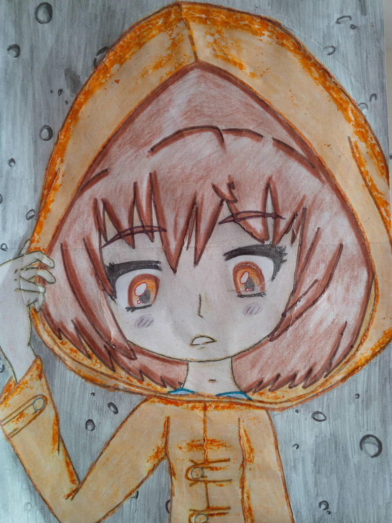 The Girl in the rain by Toma-HabiruChan