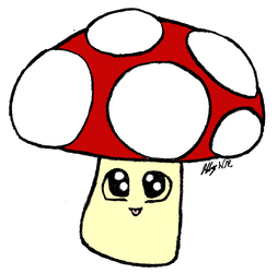 Meet my friend the mushroom (in color)