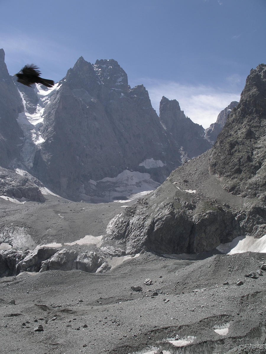 black glacier