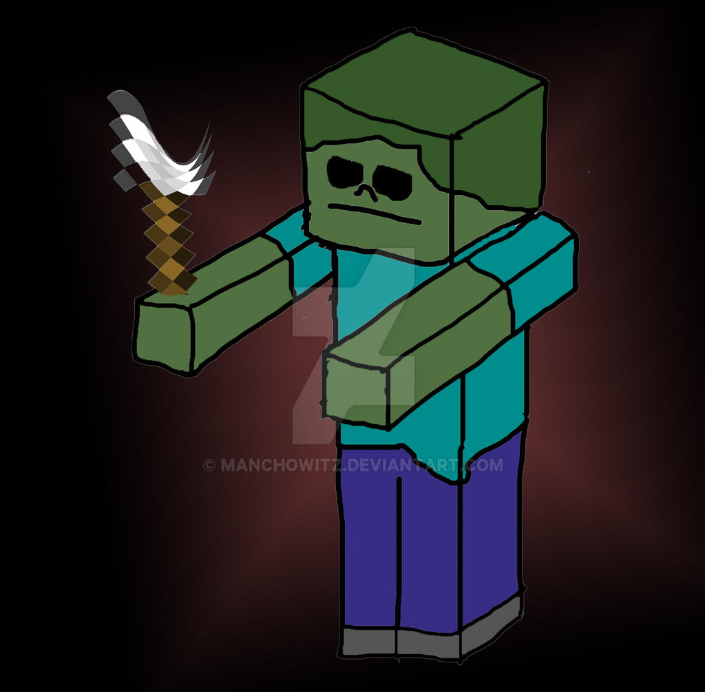 Minecraft Zombie Art By Manchowitz On DeviantArt