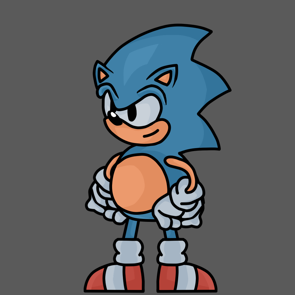 Legendary Fleetway Sonic Pixel Art by fnafan88888888