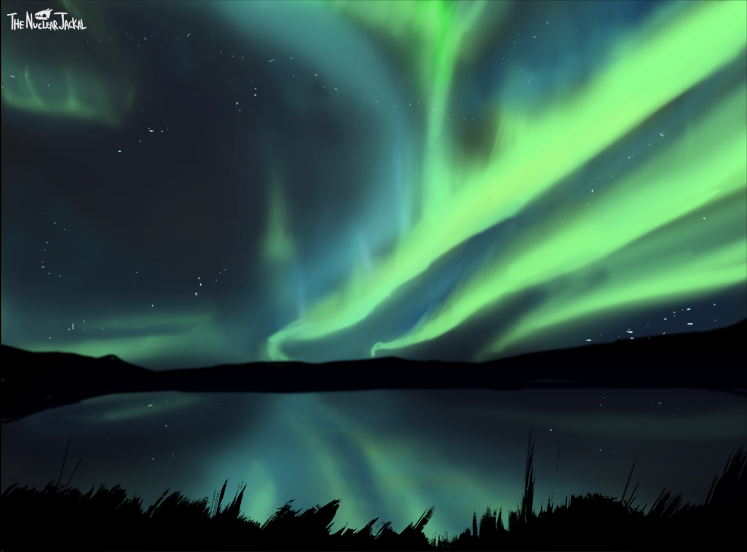 Northern Lights speedpaint