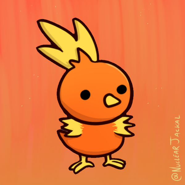 Torchic Back Torchic by NuclearJackal on DeviantArt