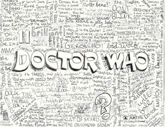 Doctor Who Quote Collage by trekkiekidmaddie