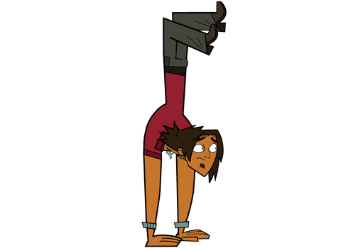 Alejandro Handstand Pose / Transparent PNG