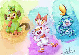 New Pokemons of the 8th Generation