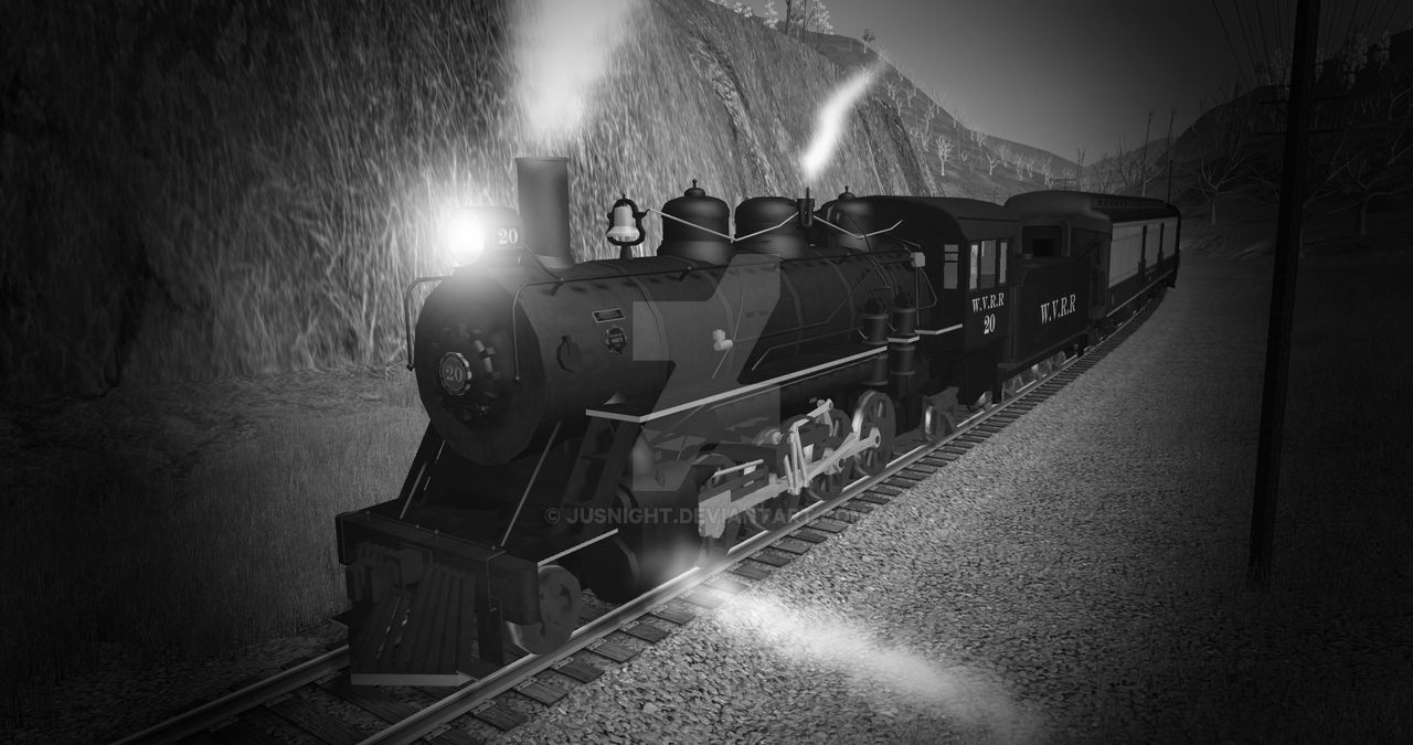 W.V.R.R 20 on a night train by JusNight on DeviantArt