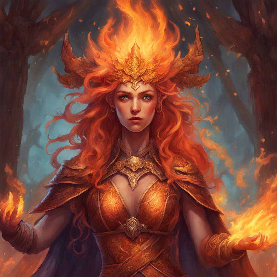 Fire goddess