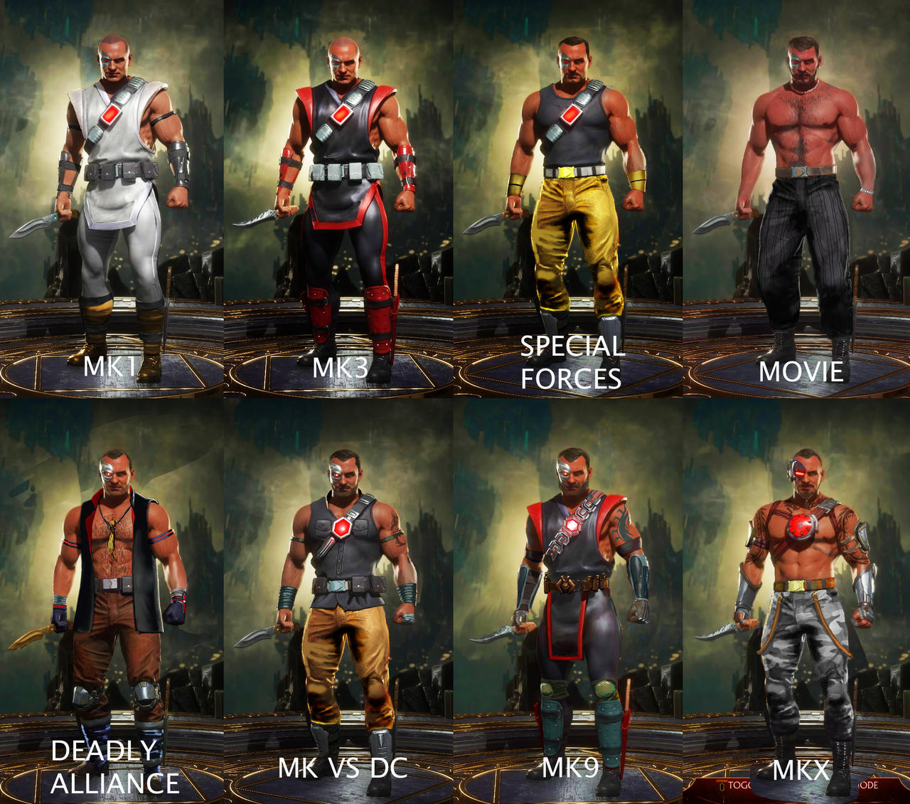 Kano Mortal Kombat 1 Vs MK3 Vs MK9 Vs MKX Vs MK11 😈 Kano 1992