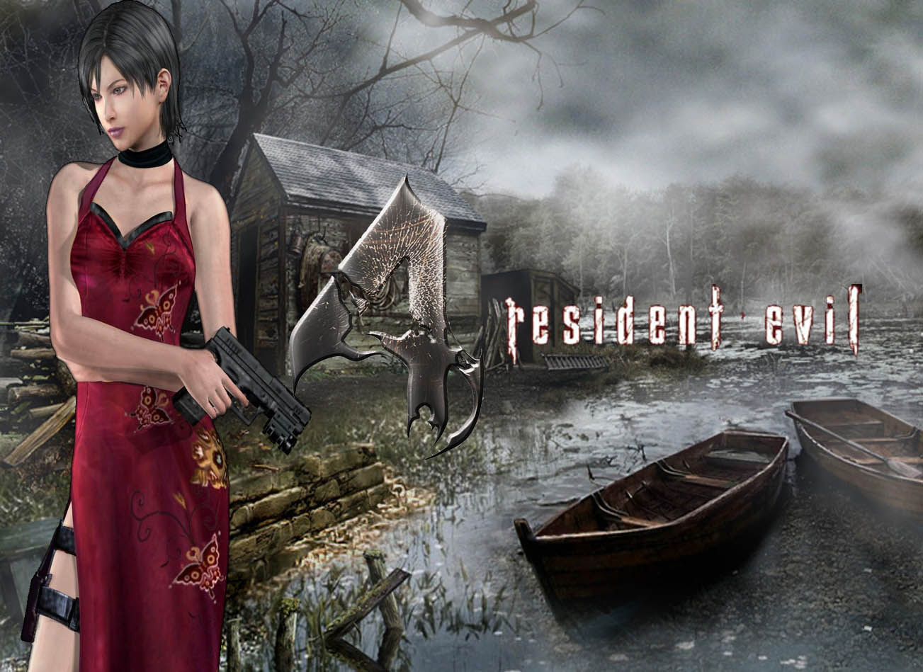 Ada Wong Resident Evil 4 Remake Wallpaper di 2023