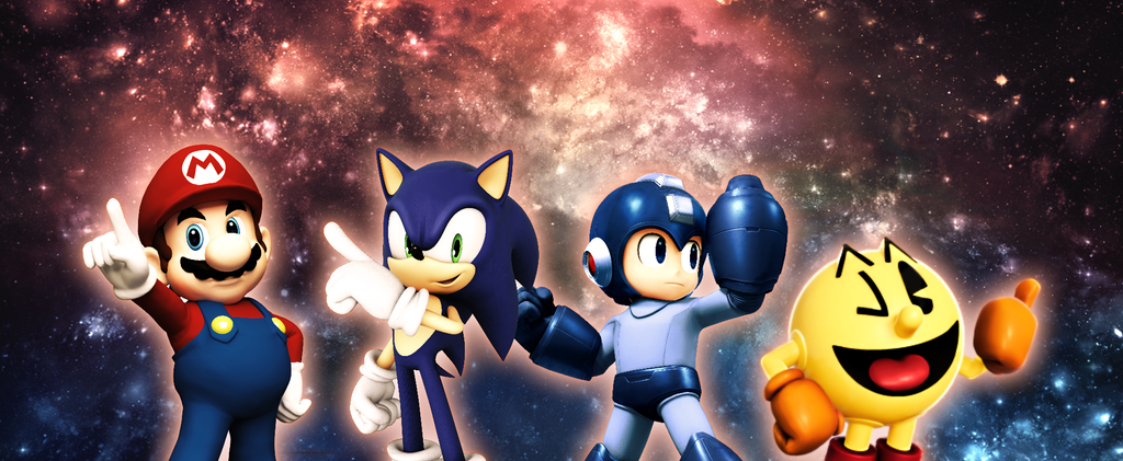 Epicness Mario Sonic Mega Man AND Pac By ST3PH3NART On DeviantArt.