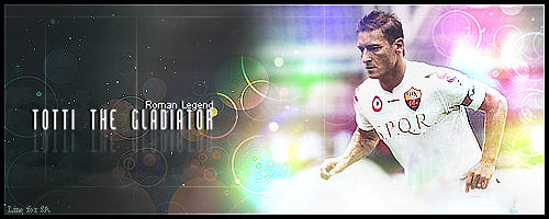 totti gladiator SPQR