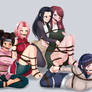 Commission: Naruto Girls bondage