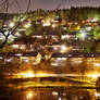 Quiet city at night