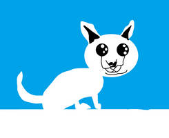Cute White Fox