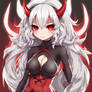 Cute anime Devil Girl Chibi