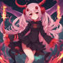 Cute anime jazzy girl satan