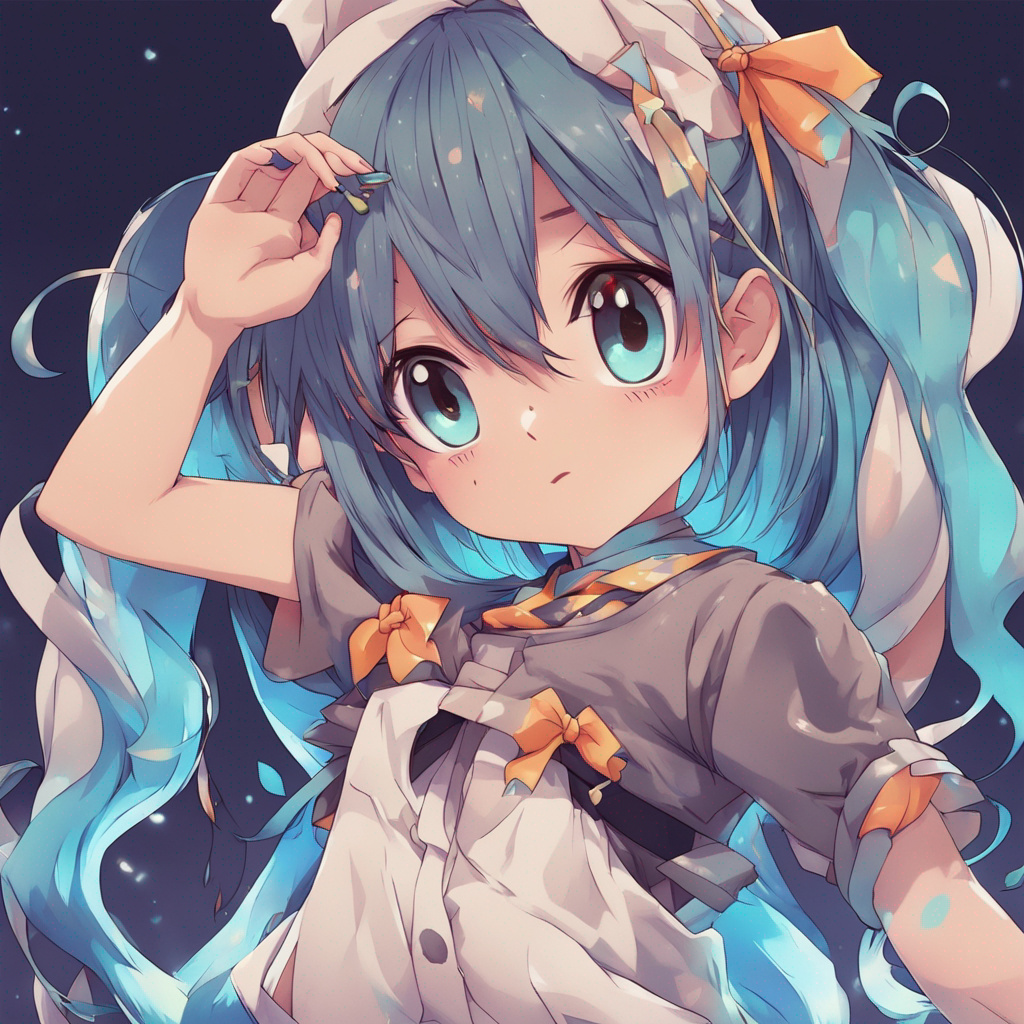 Cute anime jazzy girl reversed