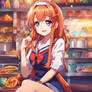 Cute Anime Jazzy Girl calzone