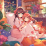 Cute Anime Jazzy Girl snuggle