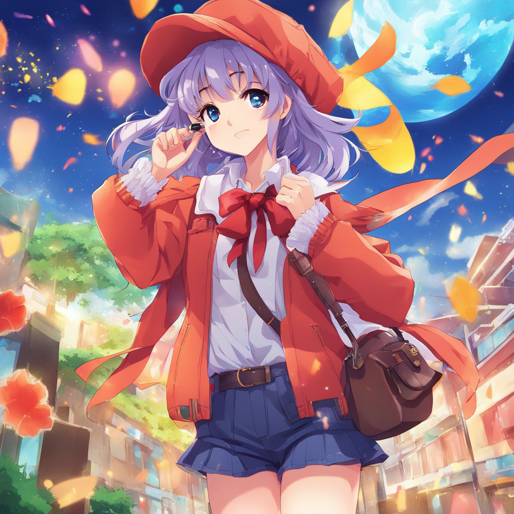 Cute Anime Jazzy Girl windy