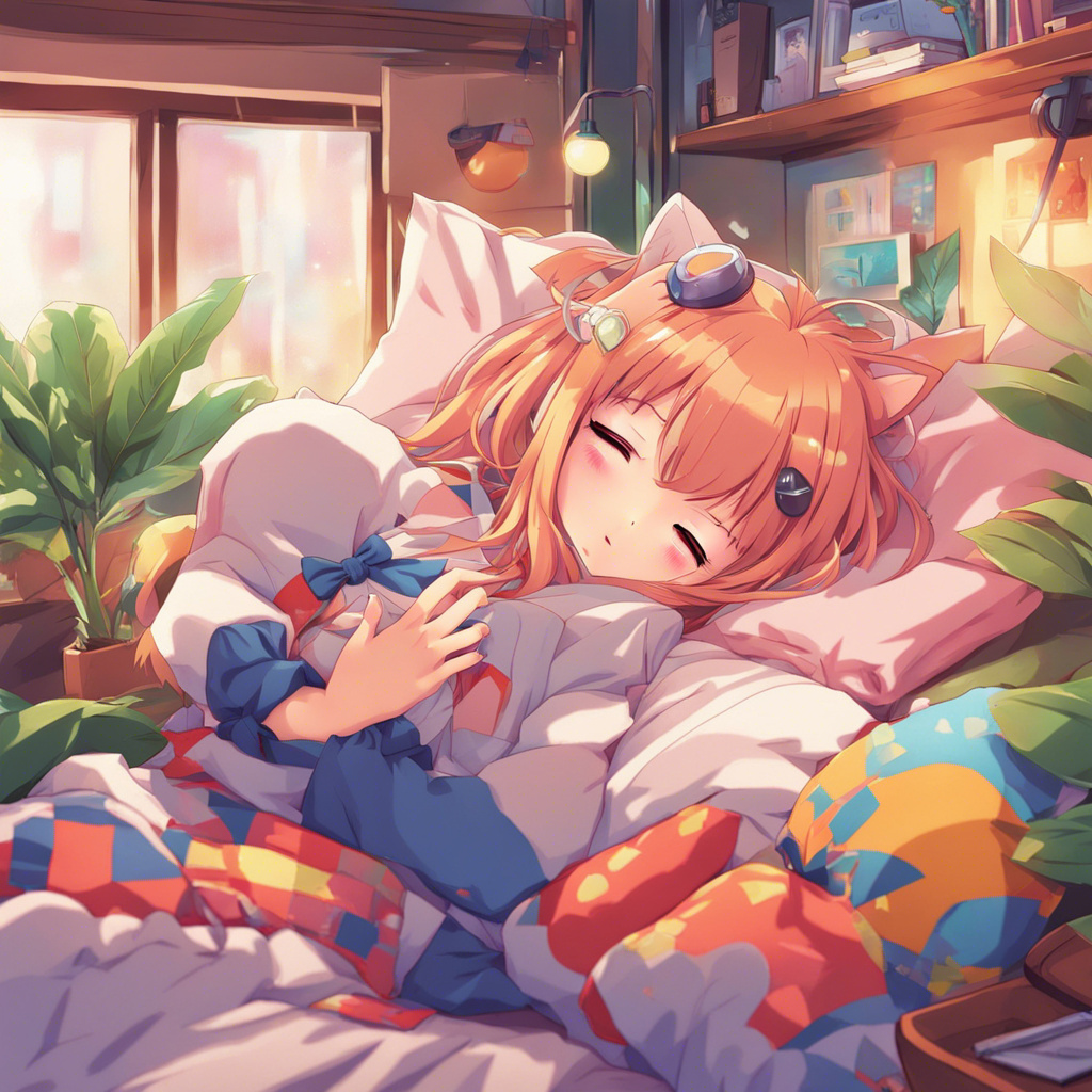 Cute Anime Jazzy Girl nap