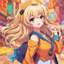 Cute Anime Jazzy Girl amber