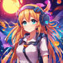 Cute Anime Jazzy Girl Eclipse