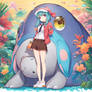 Cute Anime Jazzy Girl manatee