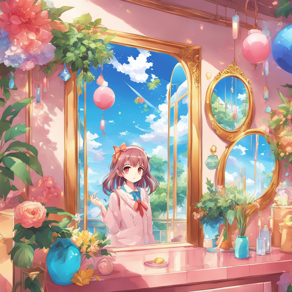 Cute Anime Jazzy Girl mirrors
