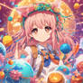 Cute Anime Jazzy Girl earth