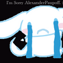 I'm Sorry alexanderpaupoff.