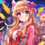 Cute Anime Jazzy Girl Sunshineart