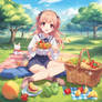 Cute Anime Jazzy Girl Picnicart