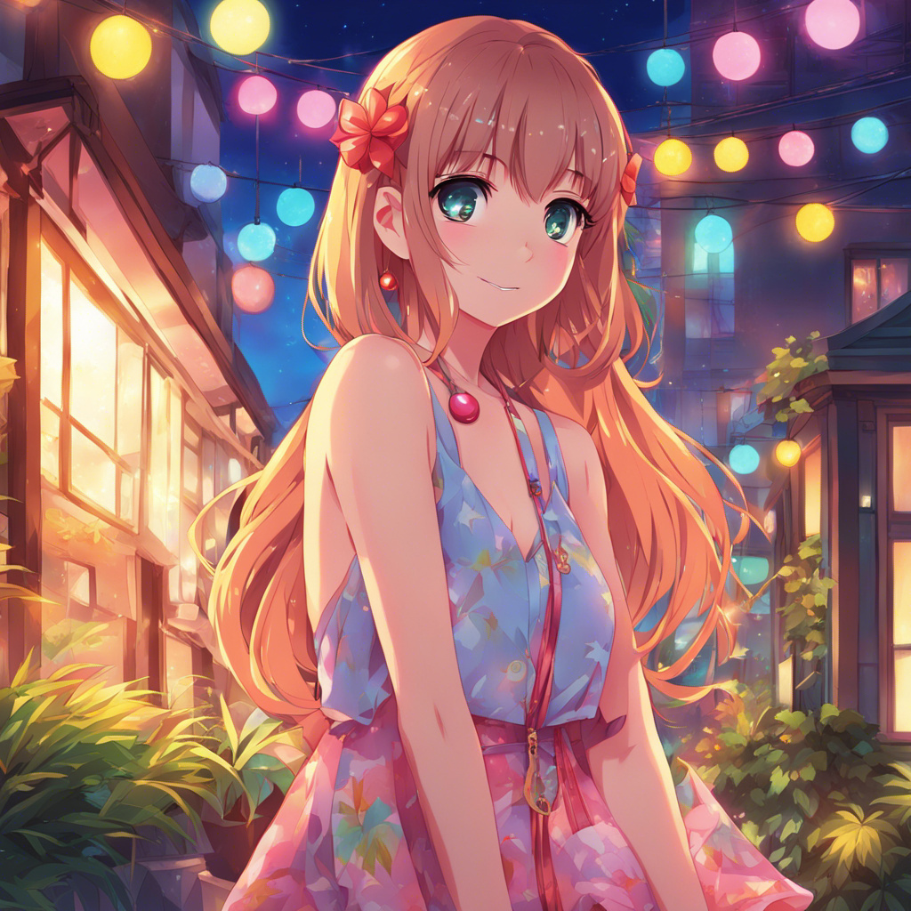 Cute Anime Jazzy Girl Summernights