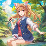 Cute Anime Jazzy Girl Creek