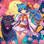 Cute Anime Jazzy Girl panther