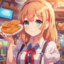 Cute Anime Jazzy Girl Waffle