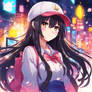 Cute Anime Jazzy Girl Black