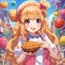 Cute Anime Jazzy Girl Peanut