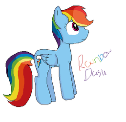 rainbow dash pixel